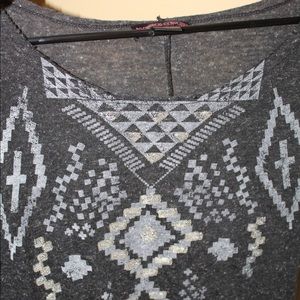 Rock & roll cowgirl quarter sleeve shirt